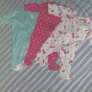 3 babygirl sleepers